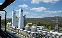 Callide air separation units in the oxygen plant
